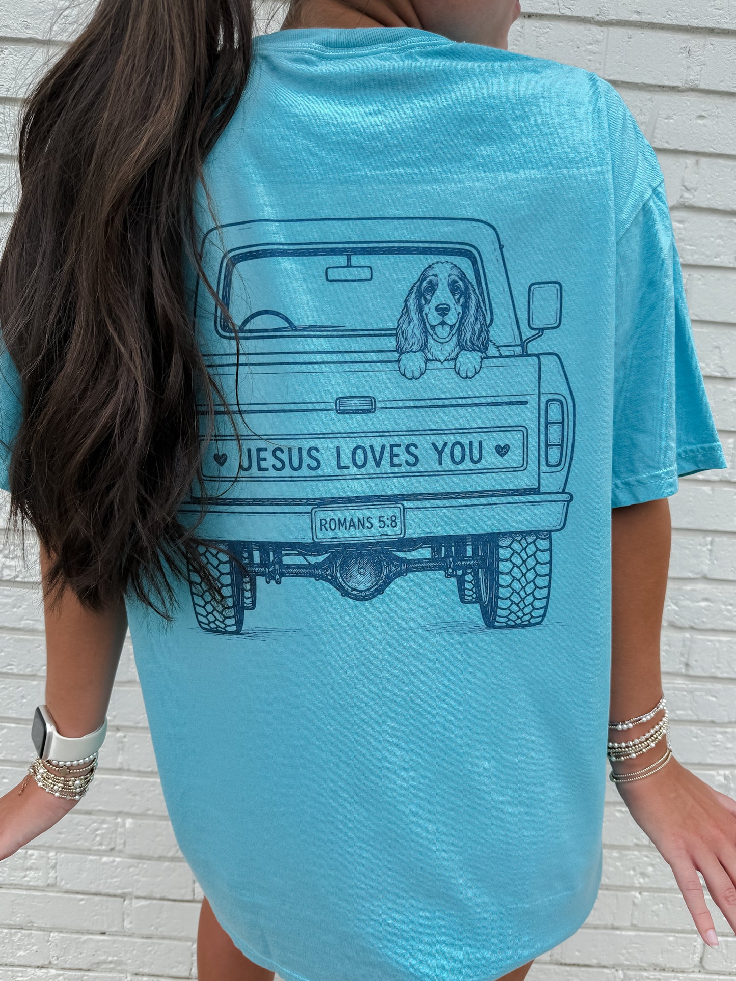 JLY Pup in Truck Tee