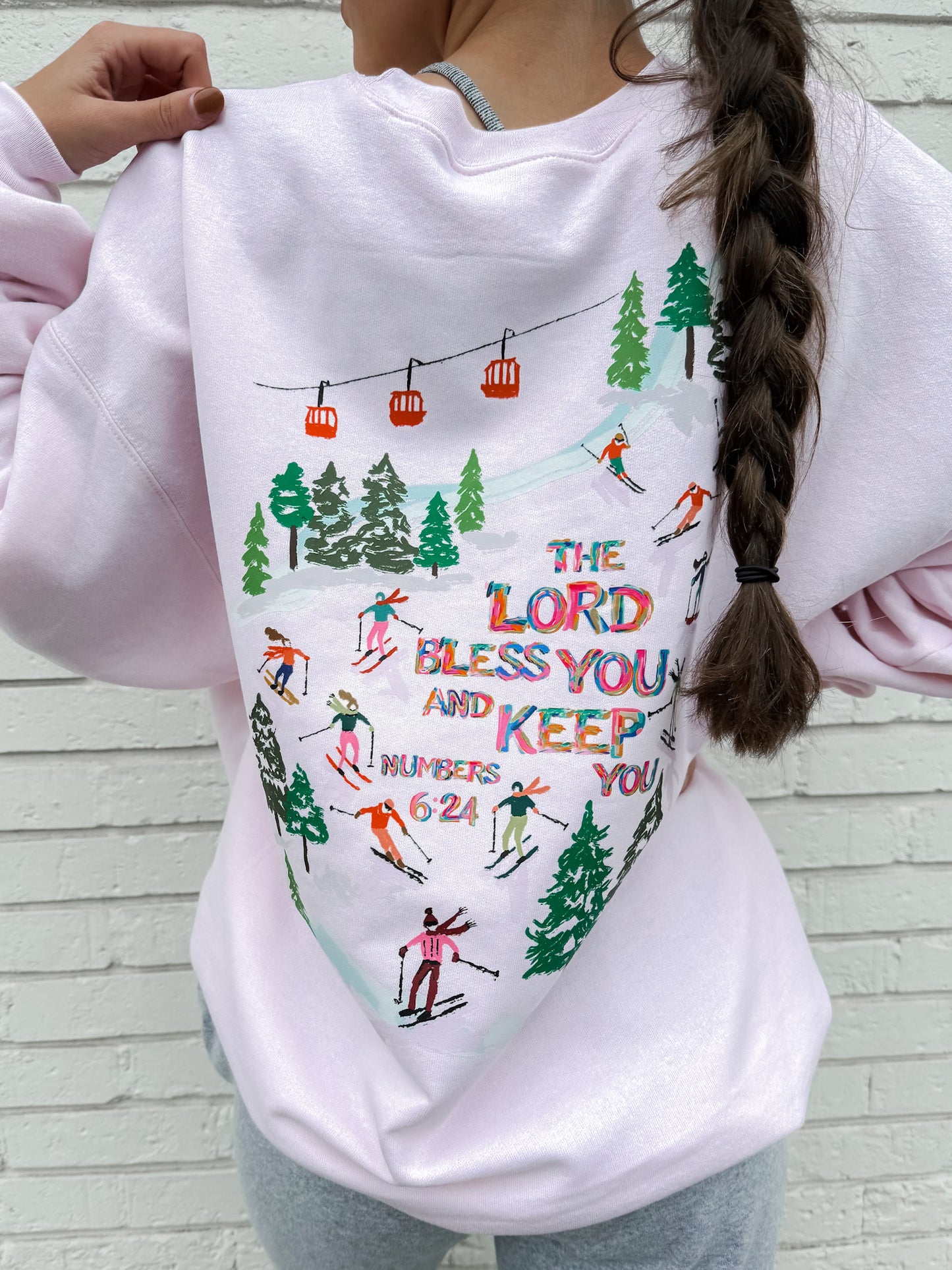 Numbers 6:24 Ski Sweatshirt