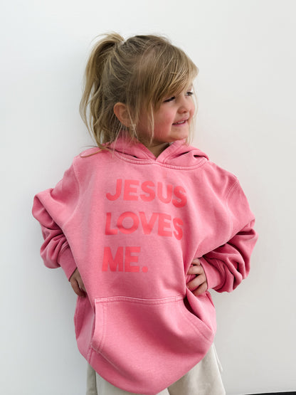 Kids Jesus Loves Me Hoodie