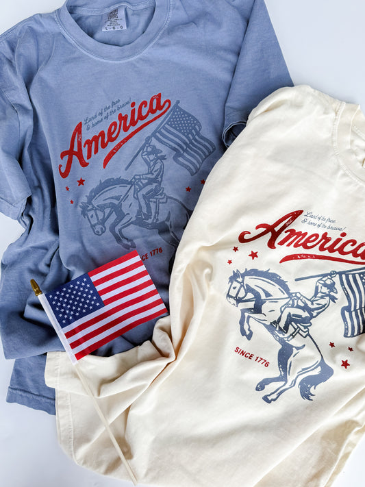 Vintage America Cowboy Tee
