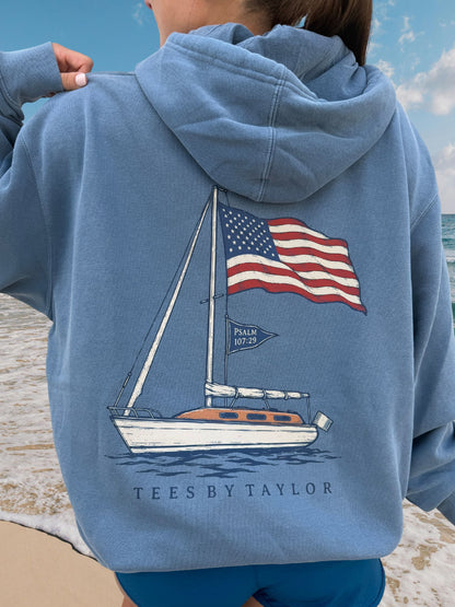 Psalm Sailboat Sweatshirt / Hoodie