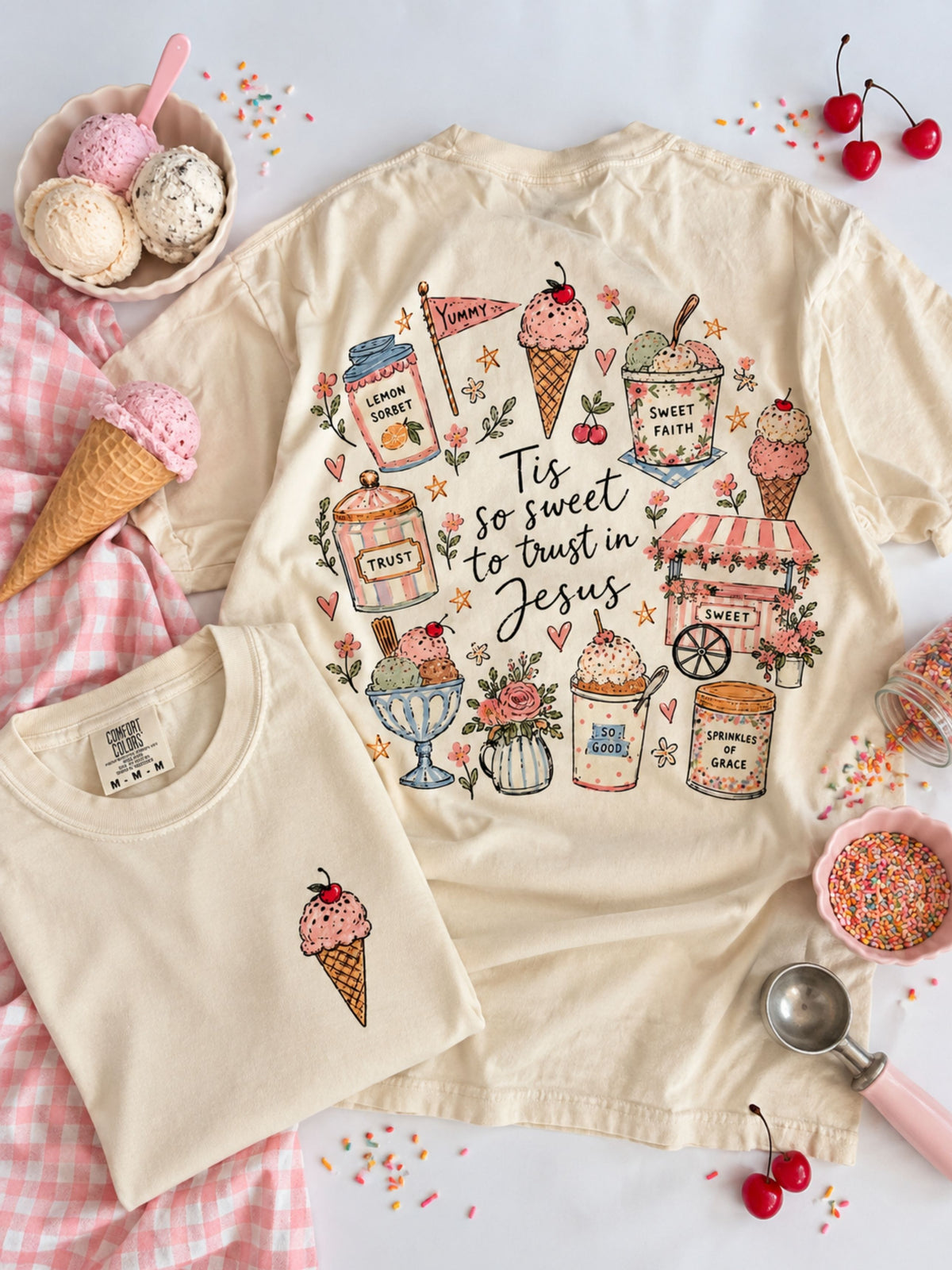 Tis So Sweet Ice Cream Tee