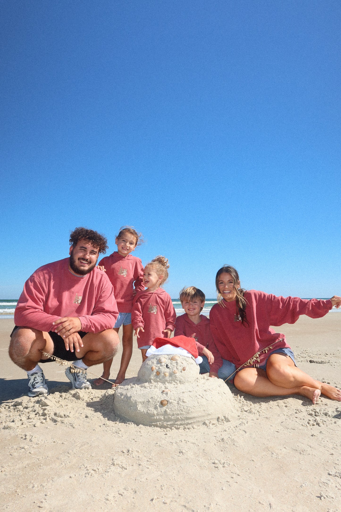 Embroidered Christmas Teddy Sweatshirt (Adult)