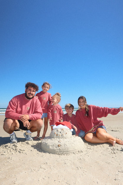 Embroidered Christmas Teddy Sweatshirt (Adult)