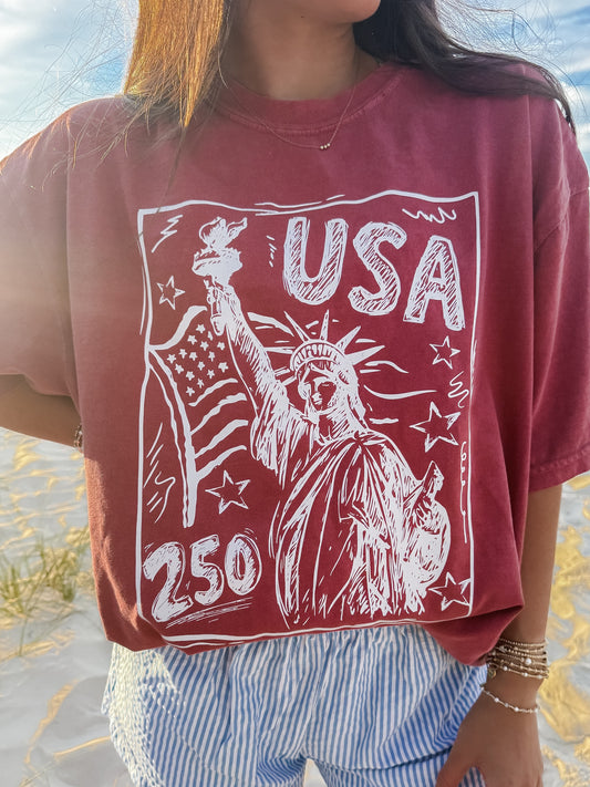 USA Stamp Tee