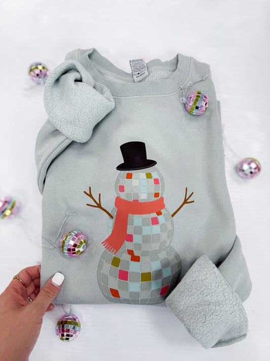 Disco Snowman Sweatshirt