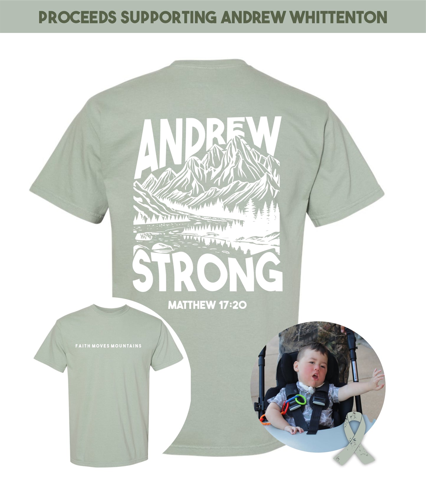 ANDREW STRONG Tee : Supporting Andrew Whittenton