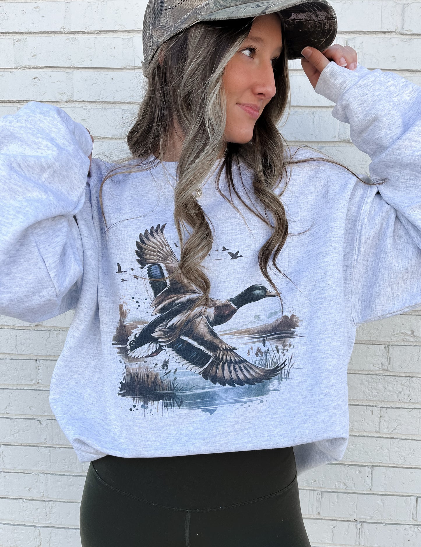 Mallard Scene Ash Sweatshirt