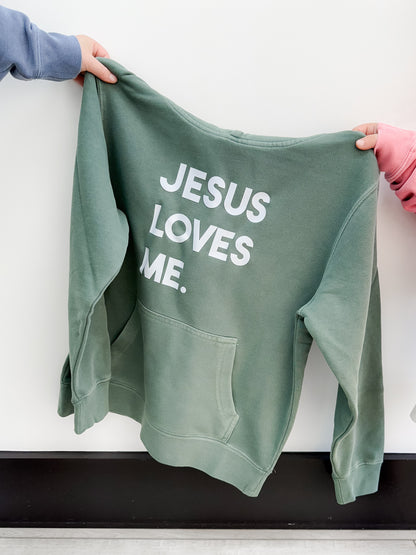 Kids Jesus Loves Me Hoodie