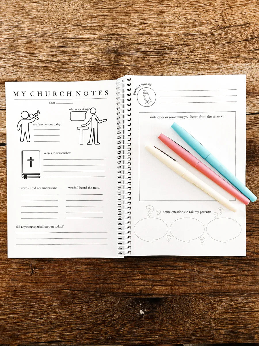 KIDS Sermon Notes Journal