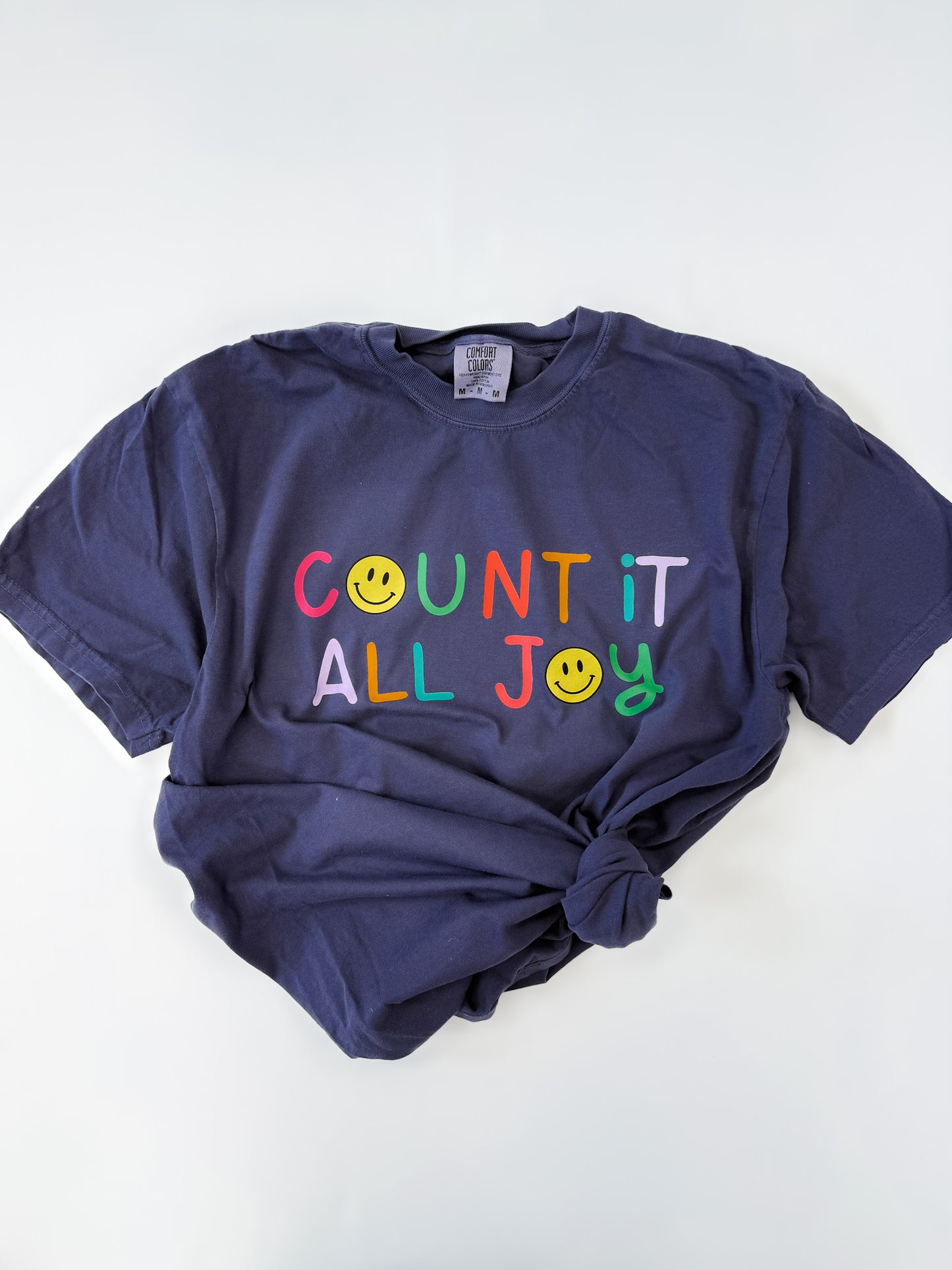 Colorful Count It All Joy Tee