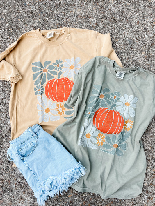 Retro Pumpkin Tee