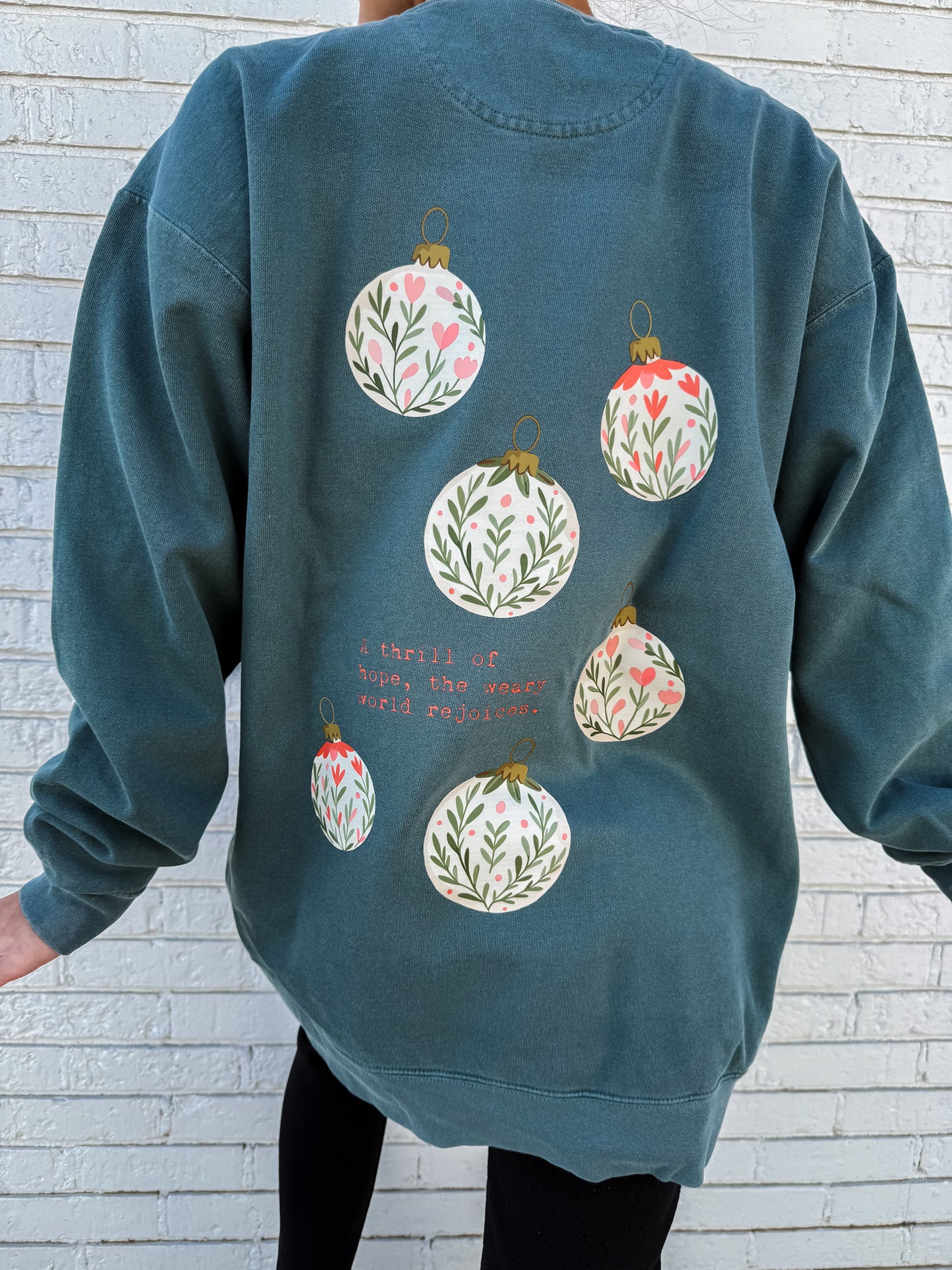 A Thrill of Hope Ornament Sweatshirt