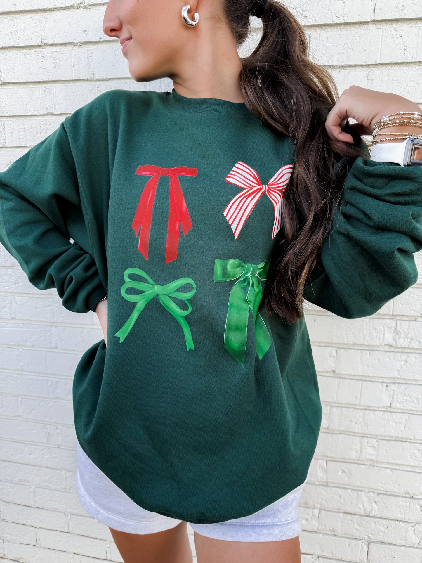 Christmas Bows Sweatshirt