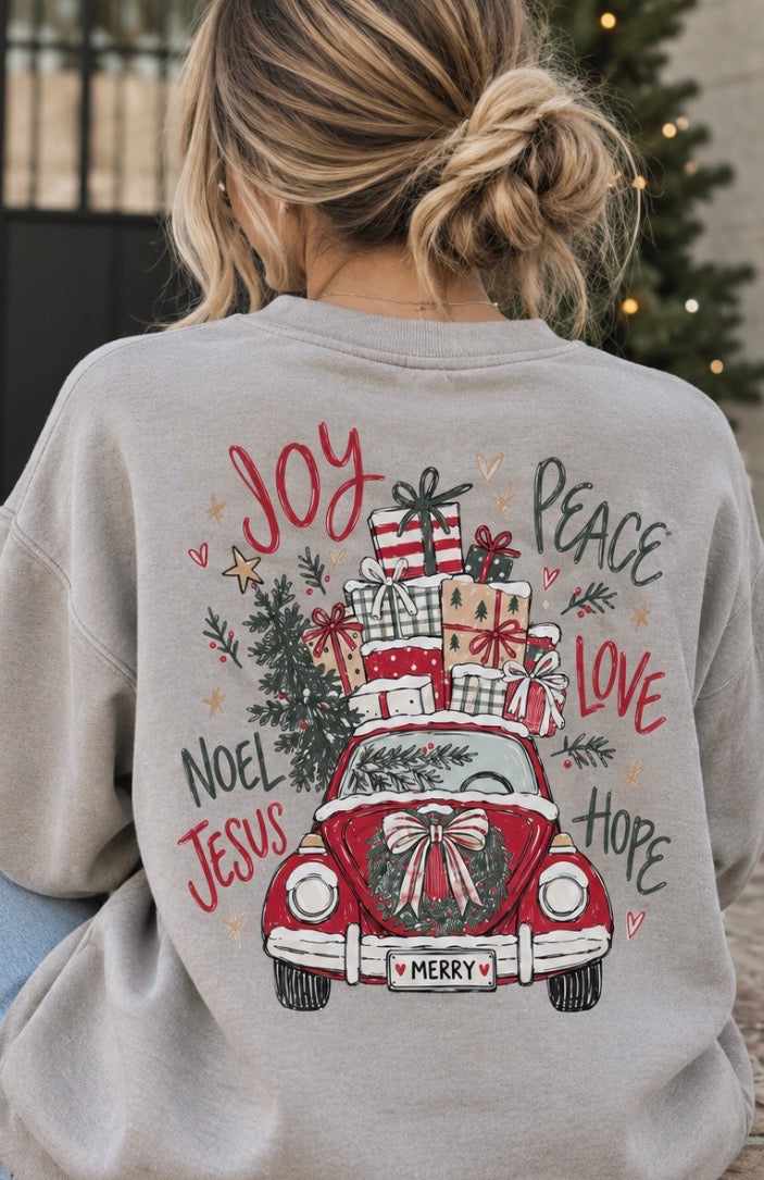 Christmas Car Sweatshirt
