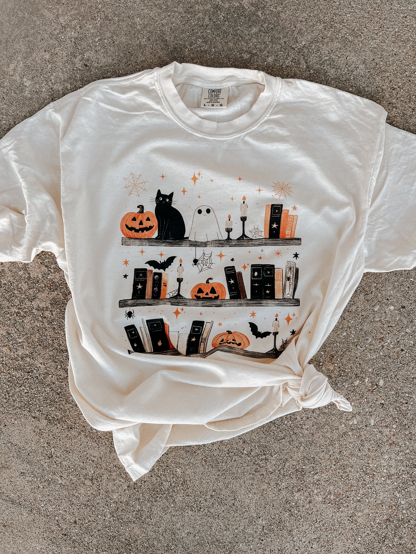 Halloween Bookshelf Tee