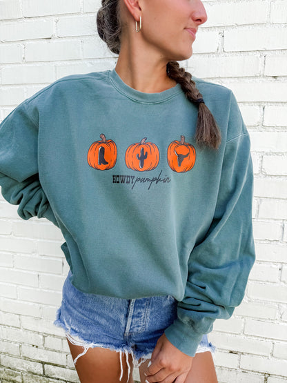 Howdy Pumpkin Sweatshirt