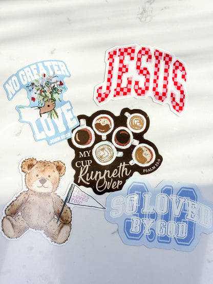 My Cup Runneth Over Sticker