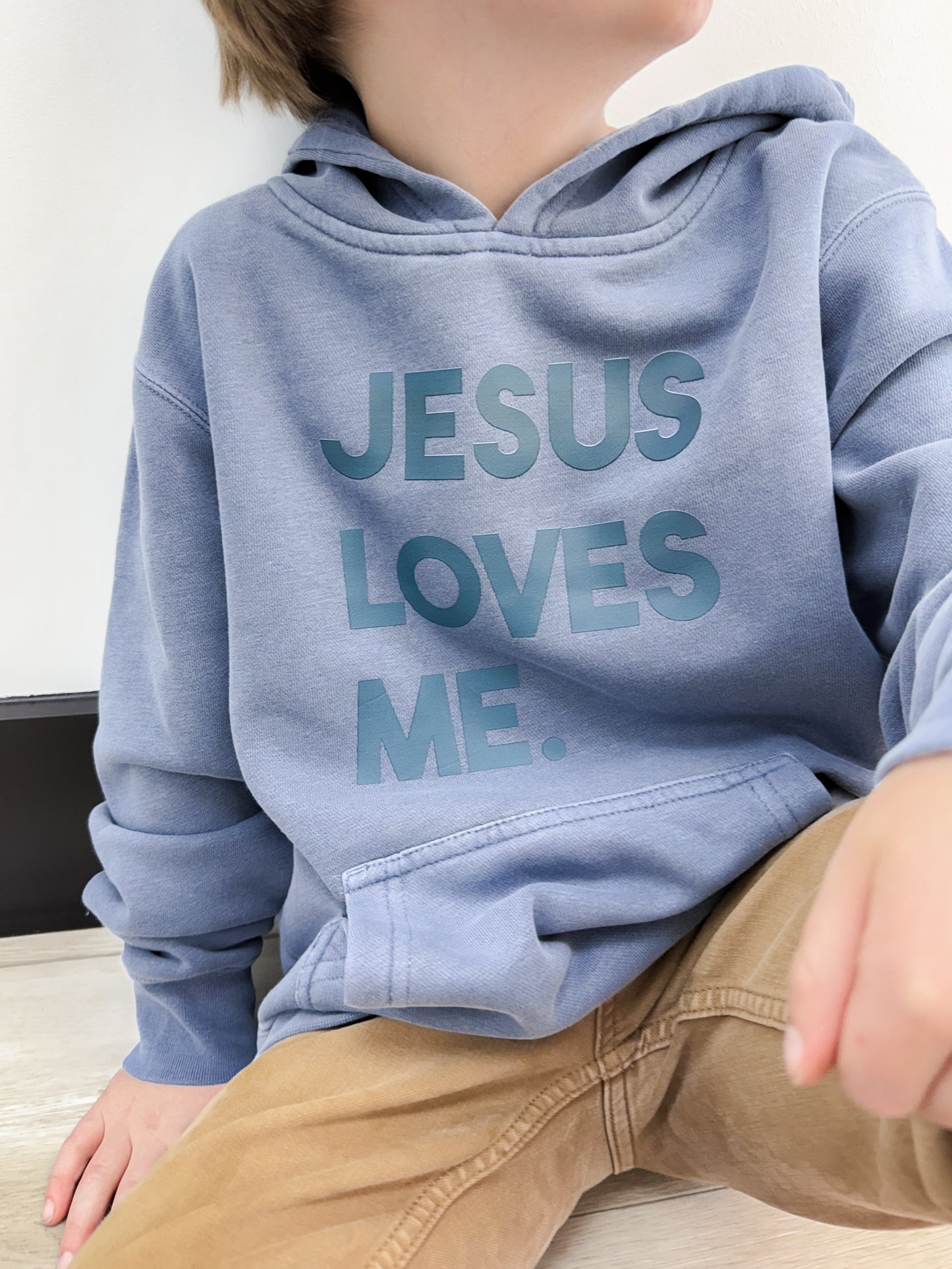 Kids Jesus Loves Me Hoodie