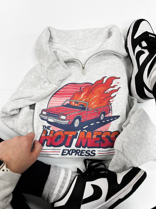 Hot Mess Express Quarter Zip Sweatshirt