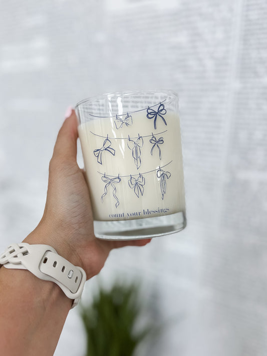 Count Your Blessings Pink Sugar Candle