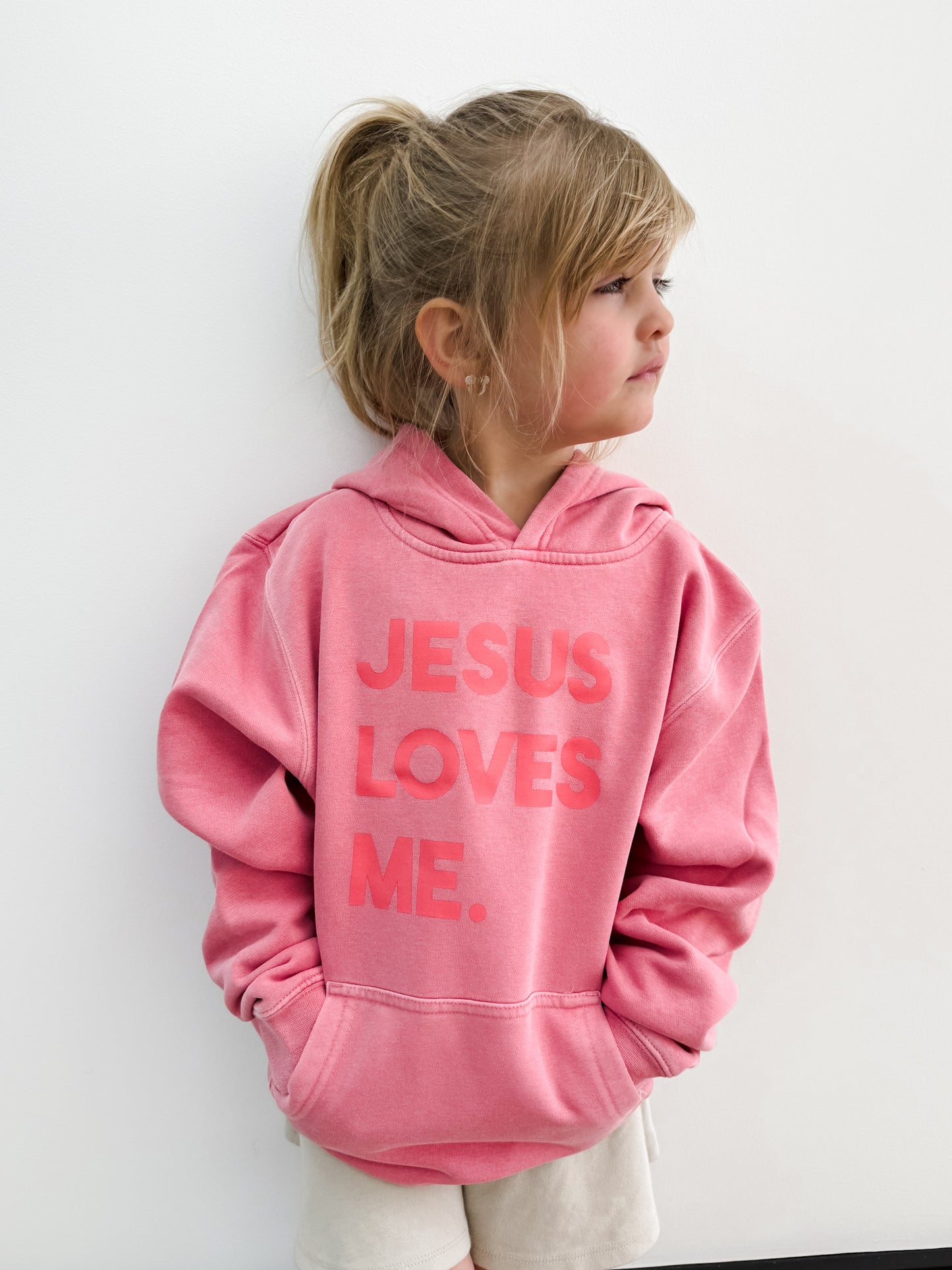 Kids Jesus Loves Me Hoodie