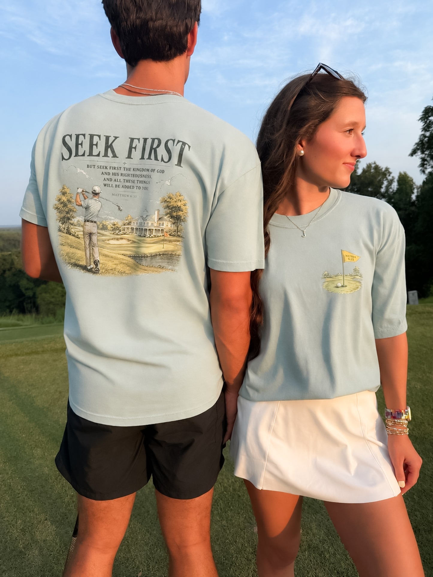 Seek First Golf Tee