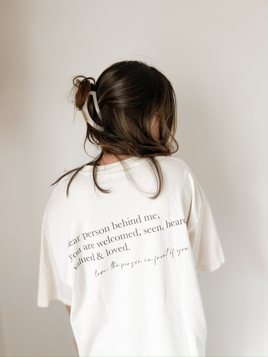 Dear Person Message Tee