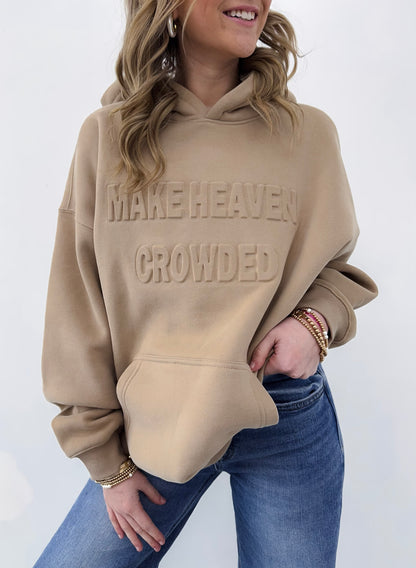 Make Heaven Crowded Debossed Hoodie