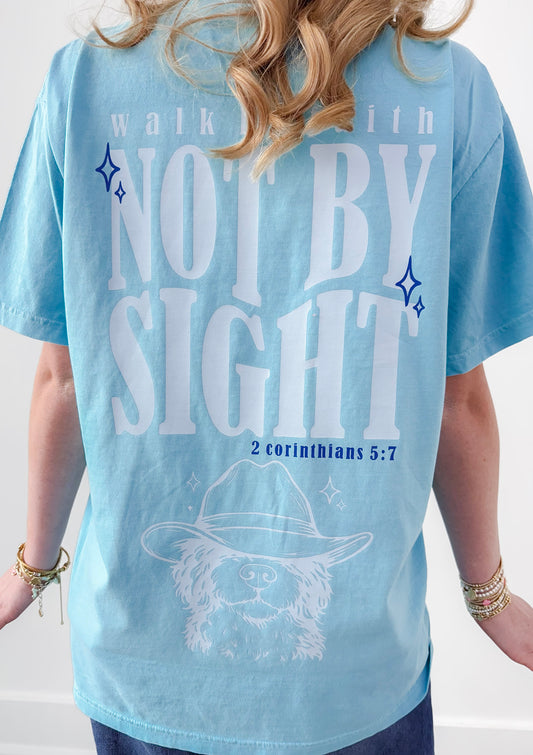 By Faith Not By Sight Doodle Tee
