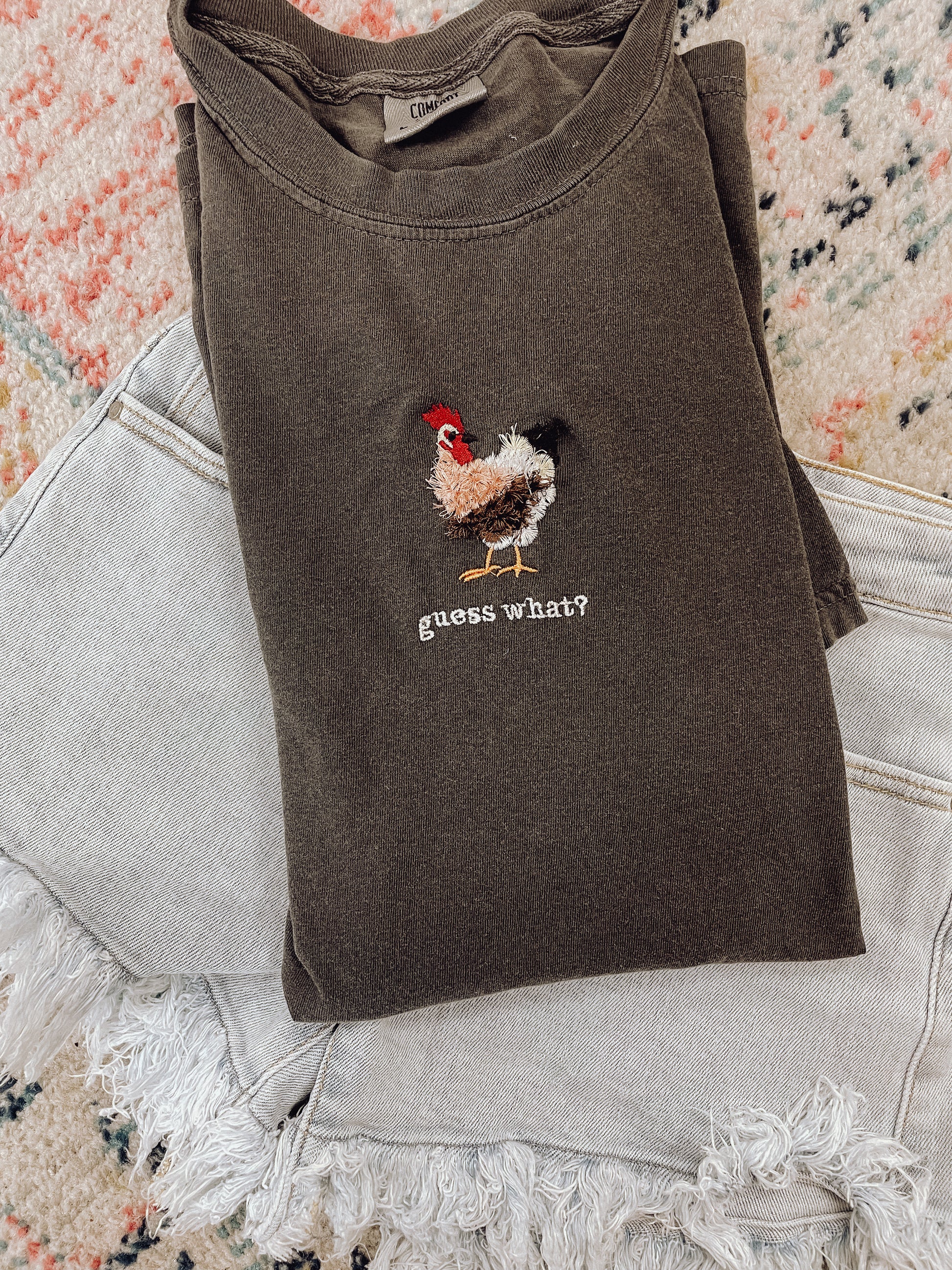 Goose Bumps Embroidered Tee