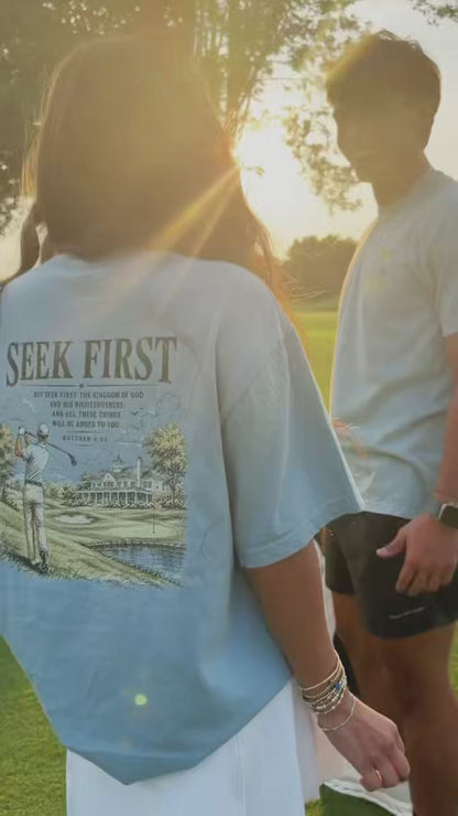Seek First Golf Tee