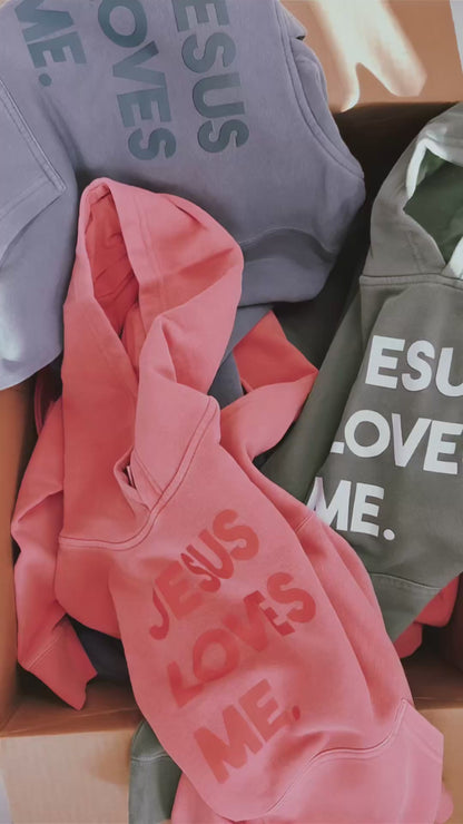Kids Jesus Loves Me Hoodie