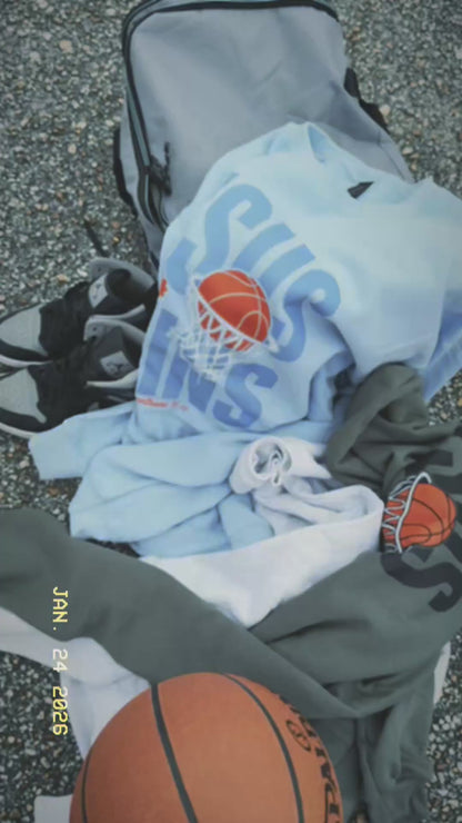 JESUS WINS Basketball Sweatshirt